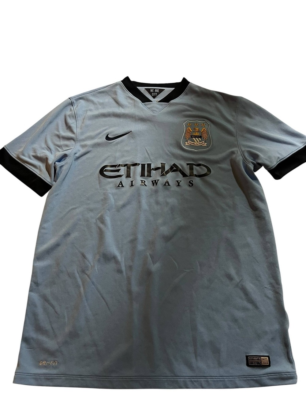 Nike Manchester City 2013/2014 Home
Jersey Football Soccer XL Size (185)
